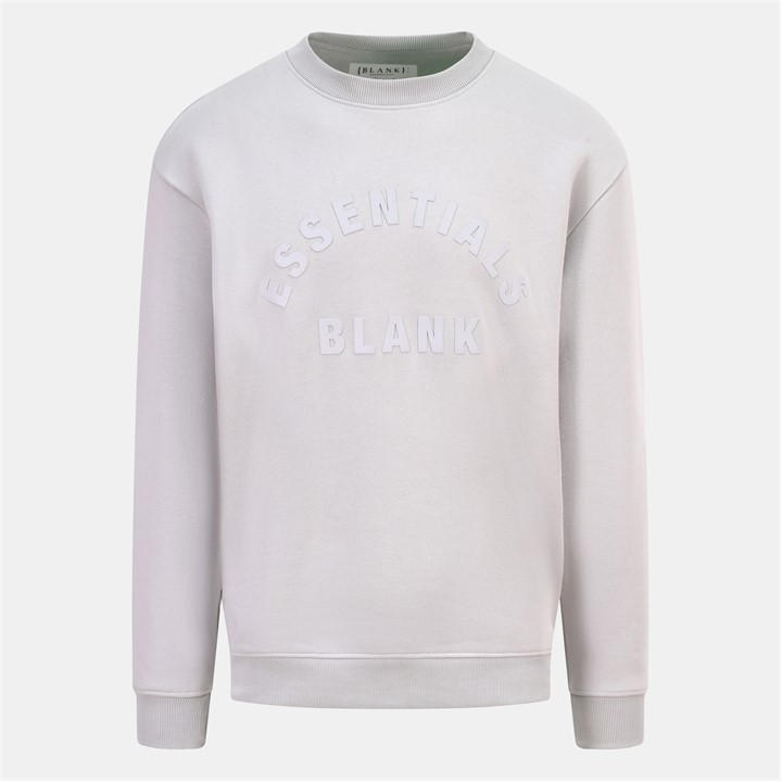 Blank Essentials Men's Grey Arch Sweatshirt in Size XL, Sports Direct