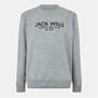 Grey Marl - Jack Wills - Belvue Logo Sweatshirt Mens