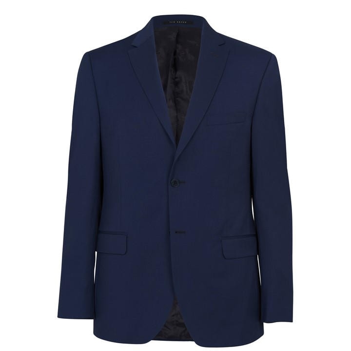 Ted Baker Men's Grey Perthjr Twill Suit Jacket in Size L, Sports Direct