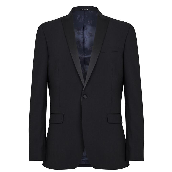 Ted Baker Men's Black Pine Slim Fit Tuxedo Jacket in Size L, Sports Direct