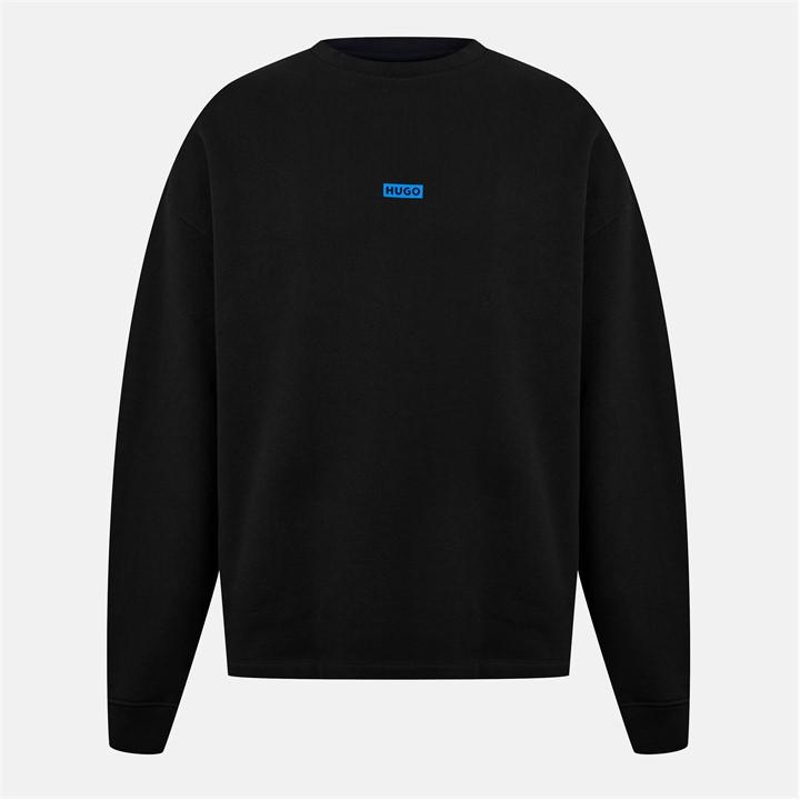 Hugo Men' Black Naviu Sweatshirt in Size S, Sports Direct