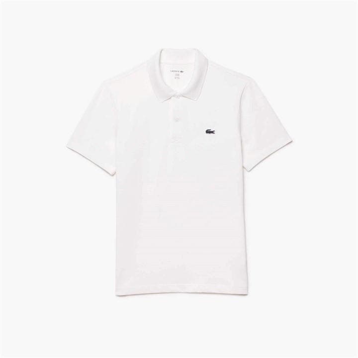 Lacoste Men's White Regular Fit Short Sleeve Polo Shirt in Size M, Sports Direct
