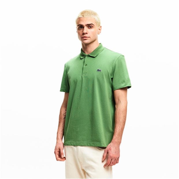 Green 02M - Lacoste - Men's Regular Fit Short Sleeve Polo Shirt