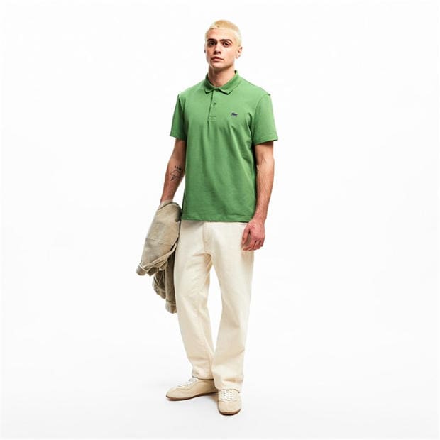 Green 02M - Lacoste - Men's Regular Fit Short Sleeve Polo Shirt