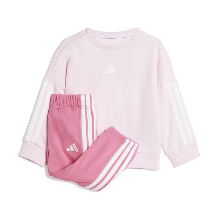Adidas  Kids Pink  Bos Jog French Terry Set in Size 0 - 3 Months, Sports Direct