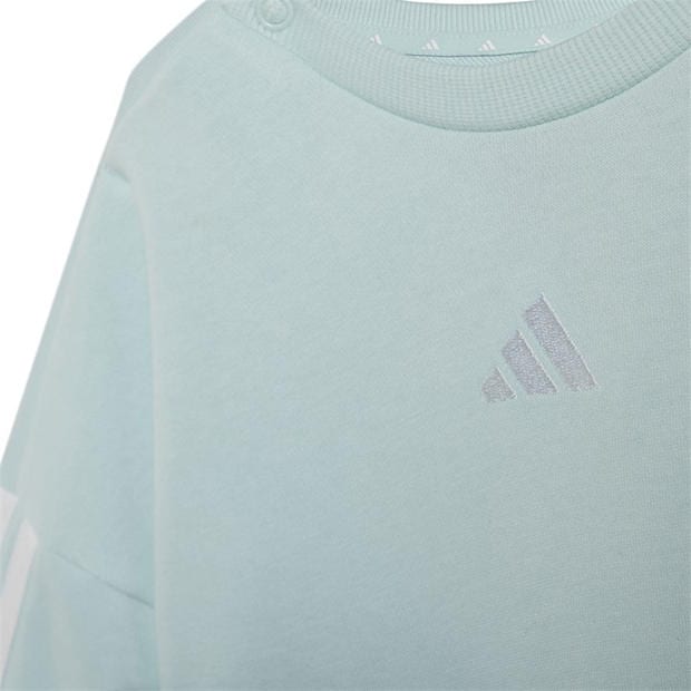 Мента/Бяло - adidas - Infants BOS Jog French Terry Set