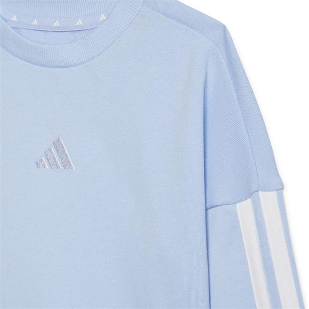 Небесно син/Бял - adidas - Infants BOS Jog French Terry Set