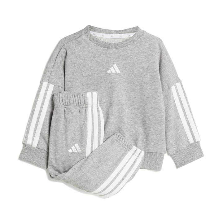 Adidas  Kids Grey  Bos Jog French Terry Set in Size 9 - 12 Months, Sports Direct