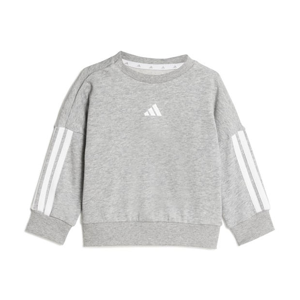 Сиво/Бяло - adidas - Infants BOS Jog French Terry Set
