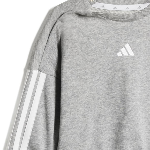 Сиво/Бяло - adidas - Infants BOS Jog French Terry Set