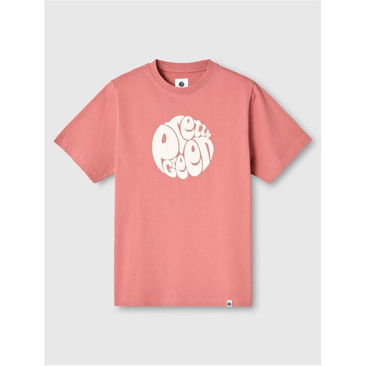 Pretty Green Men's Gillespie Logo Regular Fit T-Shirt - Ruby - Medium - Image 2
