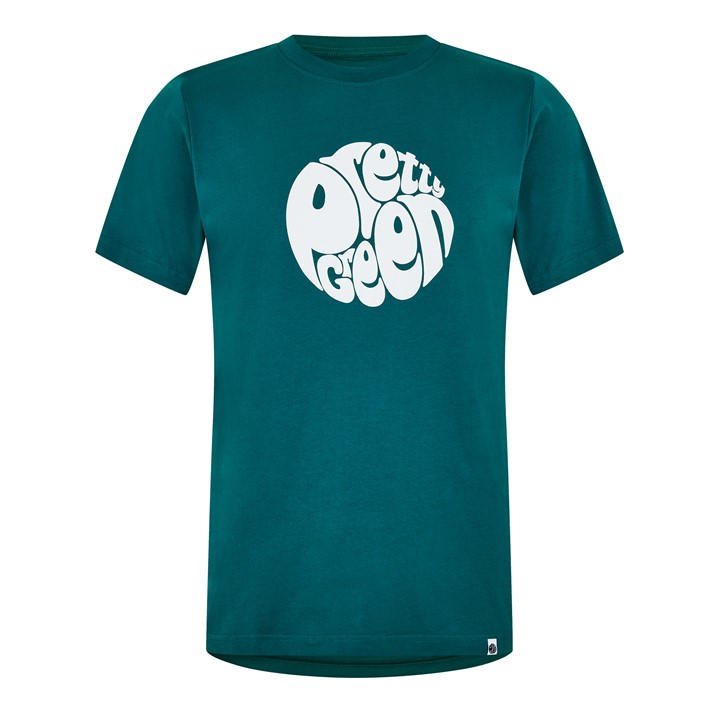 Pretty Green Men's Gillespie Logo Regular Fit T-Shirt - Teal - Small - Image 2
