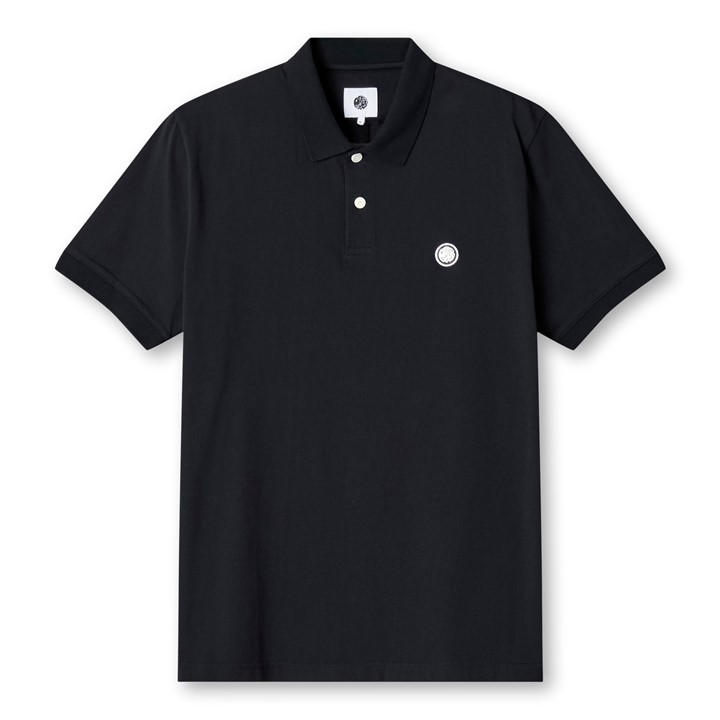Pretty Green Men' Black Jerry Short-Sleeve Polo Shirt in Size S, Sports Direct