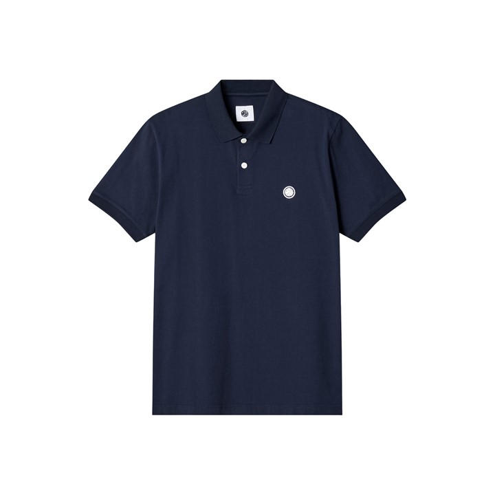 Pretty Green Men' Blue Jerry Short-Sleeve Polo Shirt in Size S, Sports Direct