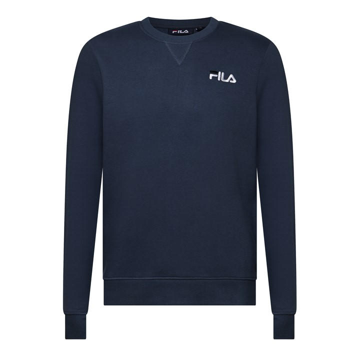 Fila Men' Blue Casper Crew Sweatshirt in Size S, Sports Direct