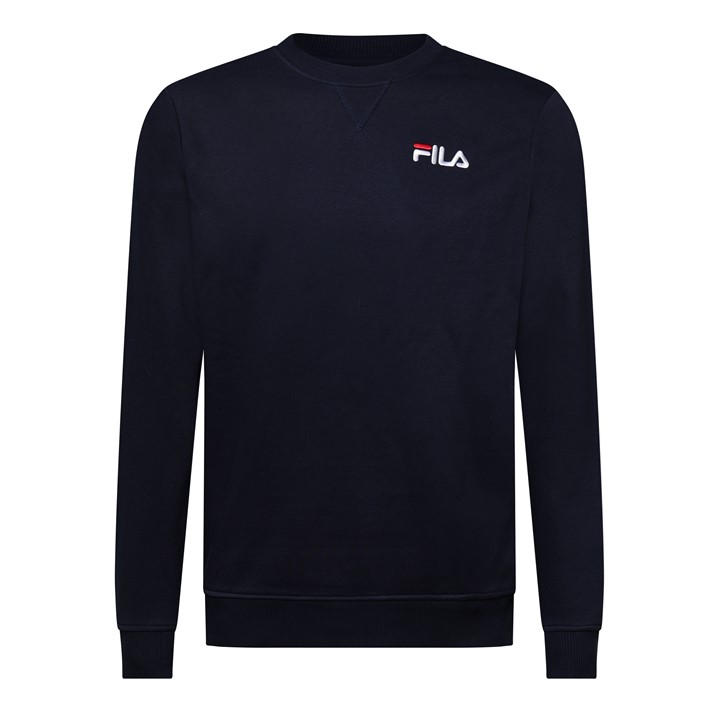 Fila Men' Blue Casper Crew Sweatshirt in Size S, Sports Direct