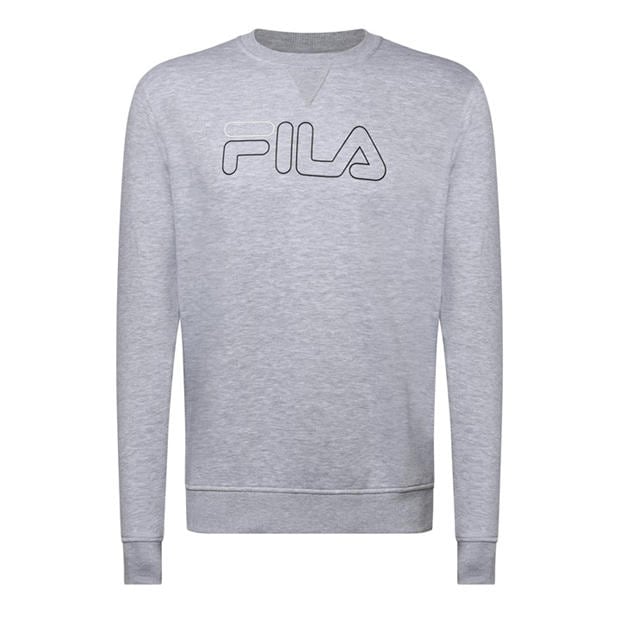 Light Grey Marl - Fila - Fila Jude Crew Sweat Sn99