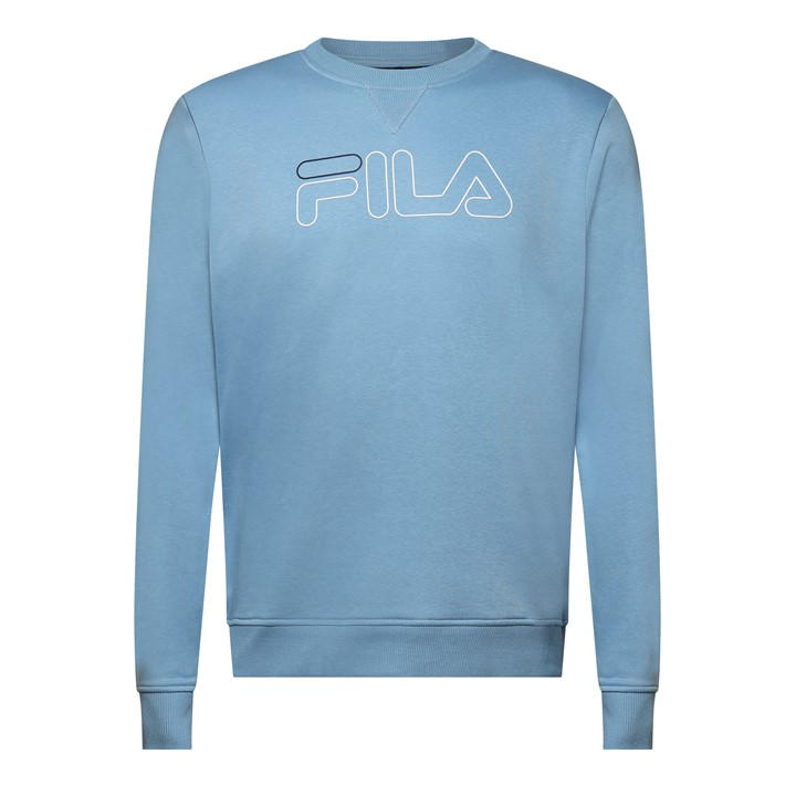 Fila Men's Blue Jude Crew-Neck Sweatshirt in Size L, Sports Direct
