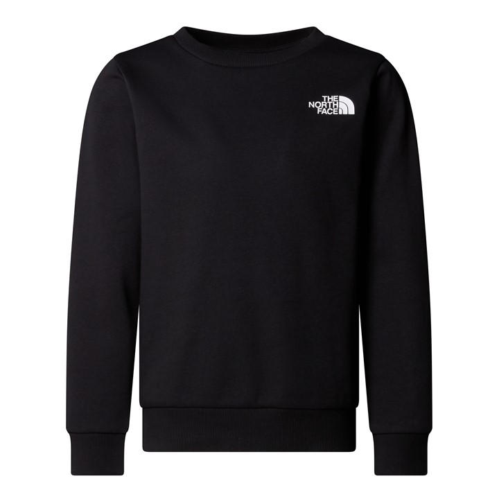 The North Face  Kids Black Kids' Simple Dome Lifestyle Crew Sweatshirt in Size L, Sports Direct