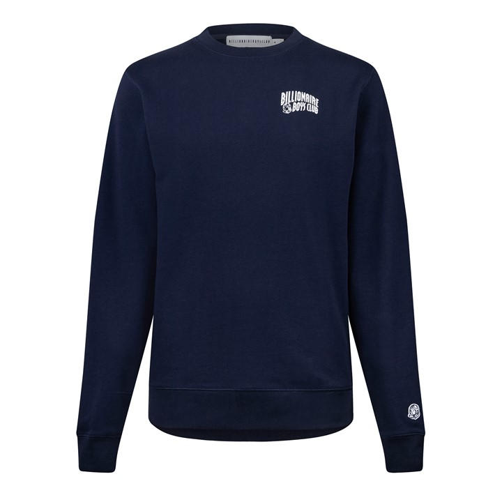 Billionaire Boys Club Men's Blue Small Arch Logo Sweatshirt in Size XS, Sports Direct