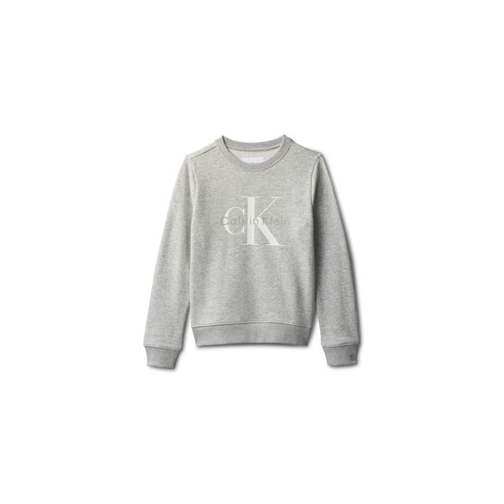 Calvin Klein Boys Grey Kids' Crew Sweatshirt in Size 11 - 12 Years, Sports Direct