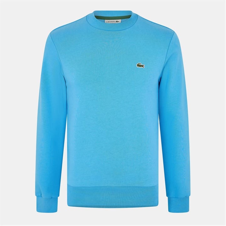 Lacoste Men's Blue Basic Crew-Neck Sweatshirt in Size XS, Sports Direct