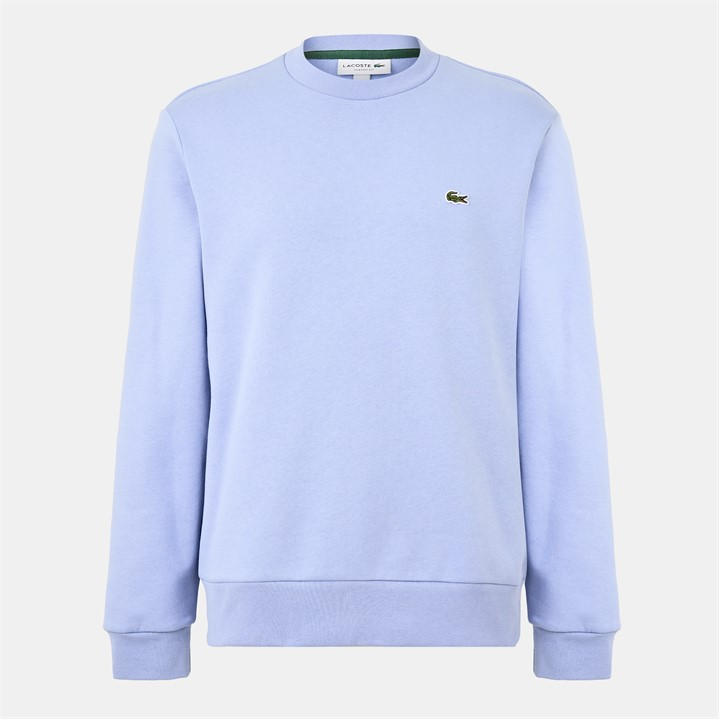 Lacoste Men' Blue Basic Crew-Neck Sweatshirt in Size S, Sports Direct