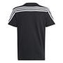 Black/White - adidas - Future Icons 3 Stripes Juniors T Shirt