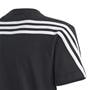 Black/White - adidas - Future Icons 3 Stripes Juniors T Shirt
