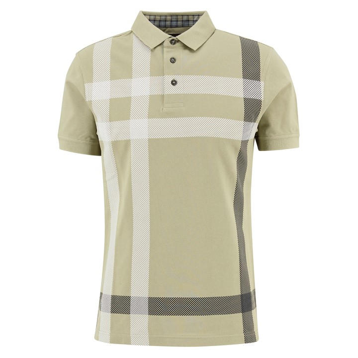 Barbour Men's Green Blaine Polo Shirt in Size M, Sports Direct
