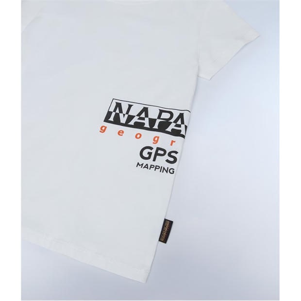 White 002 - Napapijri - Kids' Eiger T-Shirt