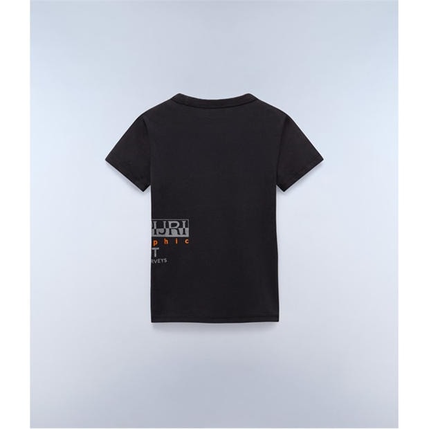 Black 041 - Napapijri - Kids' Eiger T-Shirt