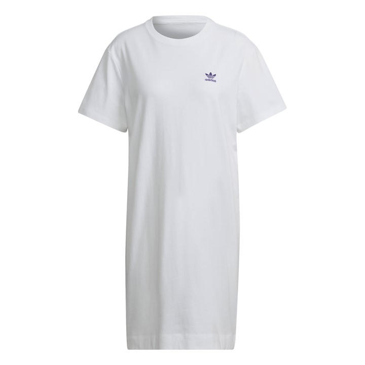 Adidas Originals Women's White Adidas T-Shirt Dress in Size 4, Sports Direct