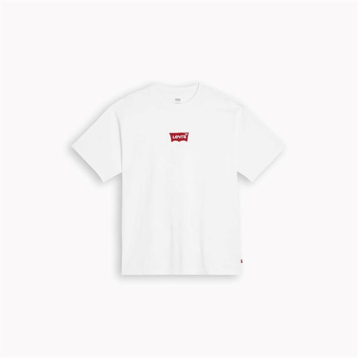 Levis Men's White Batwing Badge T-Shirt in Size 2XL, Sports Direct