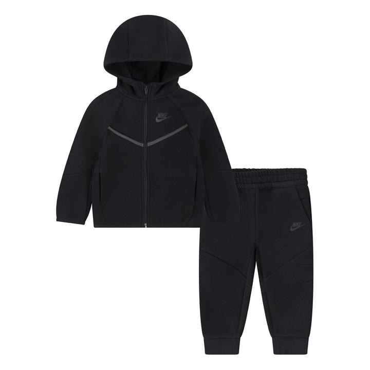 Nike Boys Black Tech Tracksuit Baby, Sports Direct