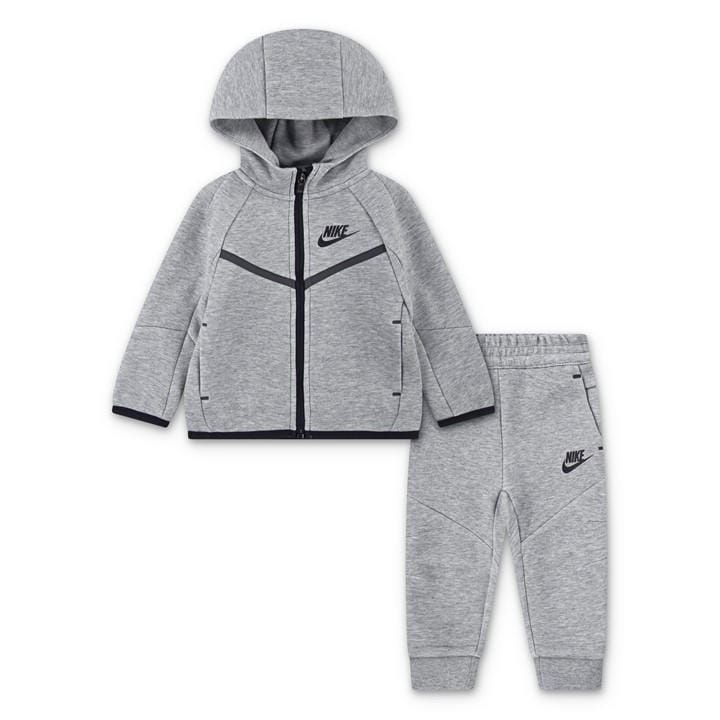 Nike Boys Grey Tech Tracksuit Baby, Sports Direct