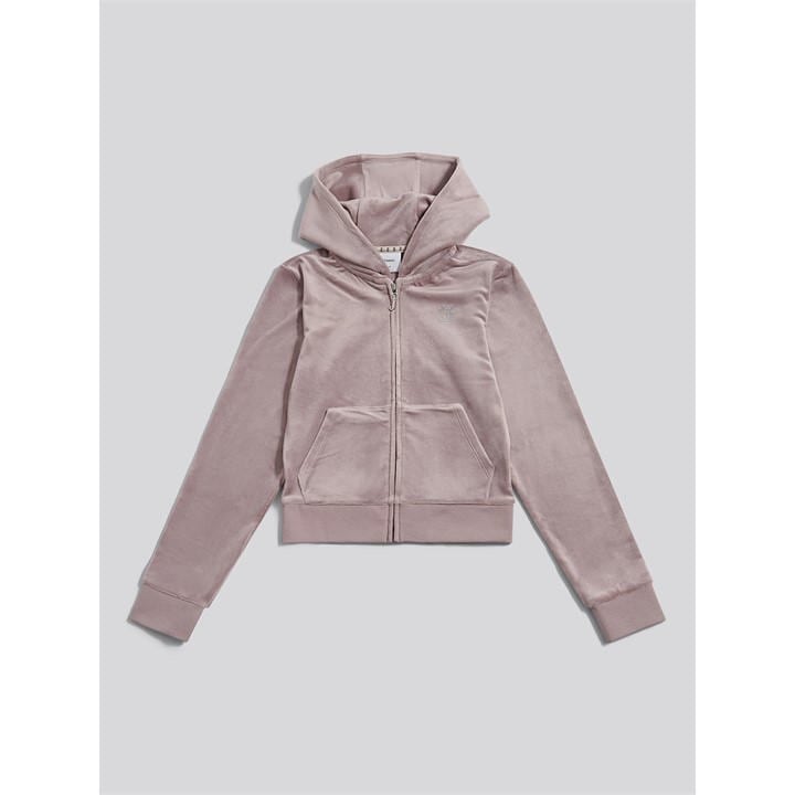 Juicy Couture Girls Purple Velour Hoody in Size 15 - 16 Years, Sports Direct