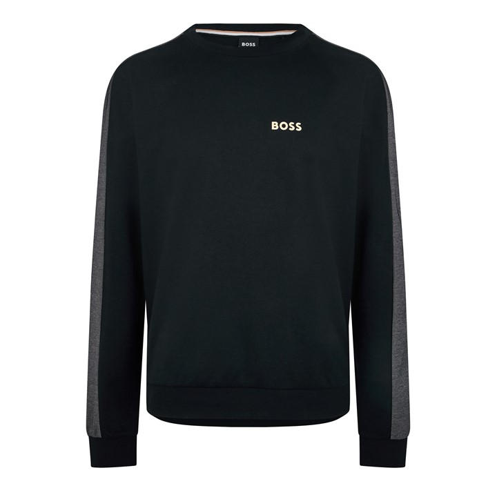 Boss Men' Black Bw Tracksuit Iconic Logo Lettering in Size S, Sports Direct
