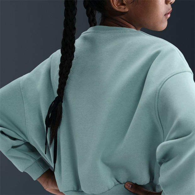 Cannon - Nike - Sportswear Club Fleece Big Kids' (Girls') Boxy Crewneck Sweatshirt