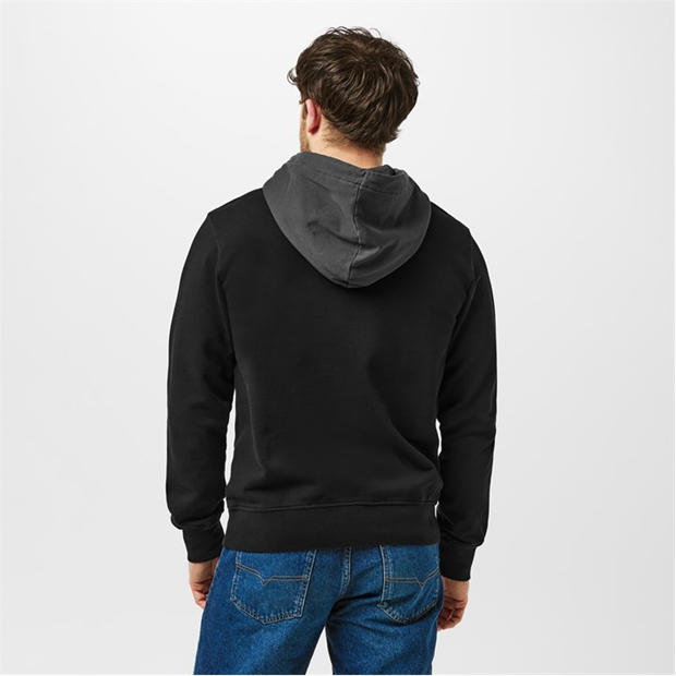Черно 001 - Boss - Men's WeBlock Orange Cotton Pullover Hoodie