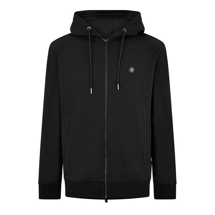 Boss Men' Black Hbb Cspence Zip Hoodie in Size S, Sports Direct