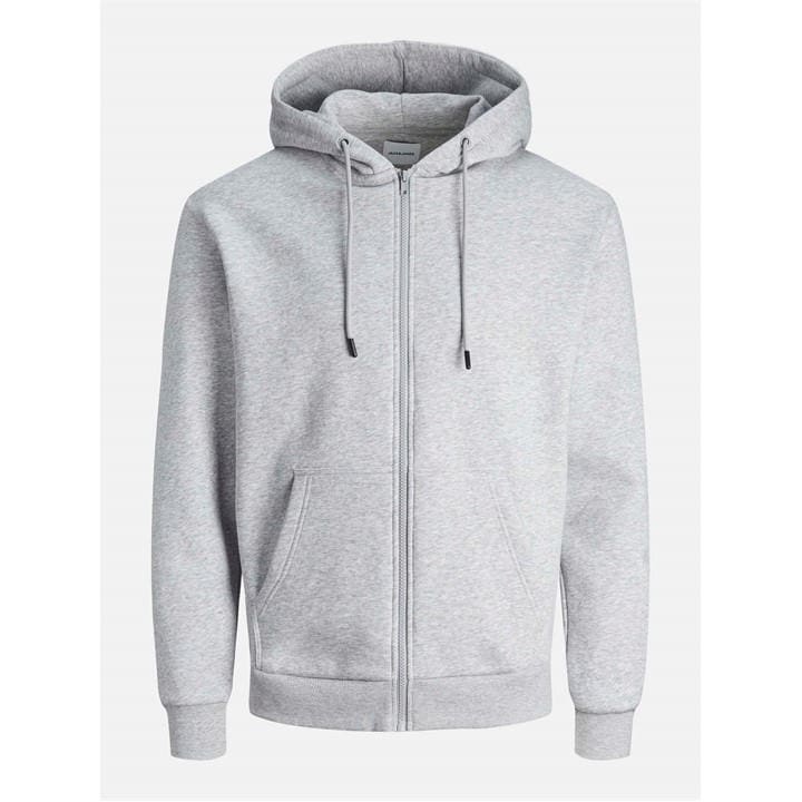 Jack And Jones Men's Grey Bradley Zip Hoodie in Size M, Sports Direct