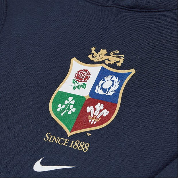 Obs/White - Nike - Unisex Adults British and Irish Lions Overhead Hoodie