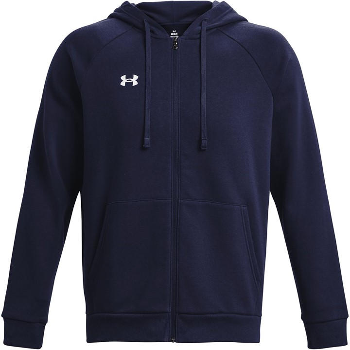 Under Armour Men's Blue Ua Rival Fleece Full-Zip Hoodie in Size M, Sports Direct