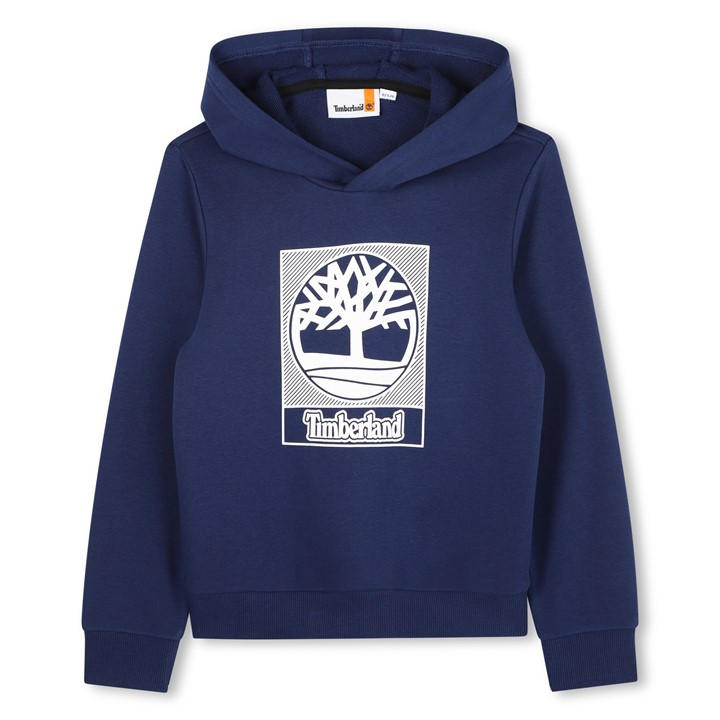 Timberland Boys Blue Kids' Timb Large Logo Hoodie, Sports Direct