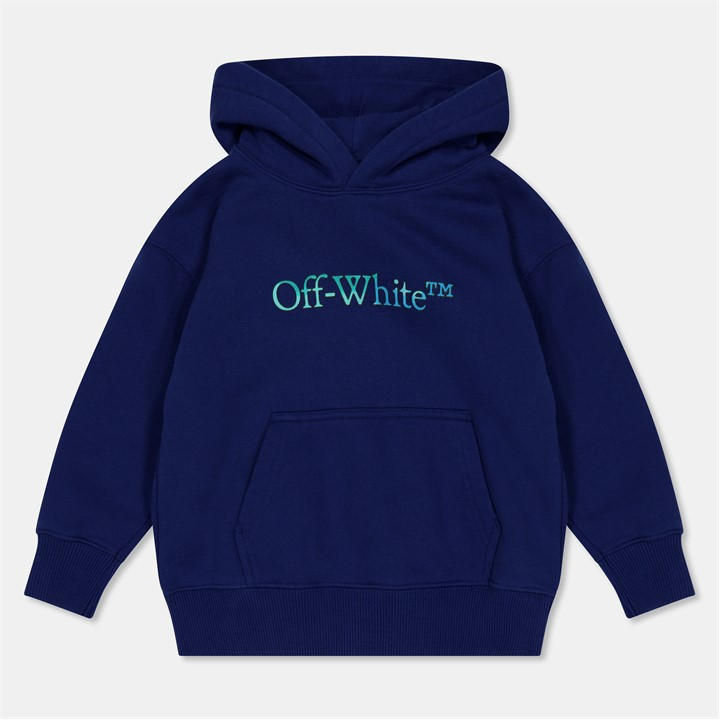 Off White  Kids Blue Pull Over Hoodie in Size 14 - 16 Years, Sports Direct