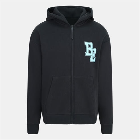 Blank Essentials - Men's Collegiate Zip Through Hoodie