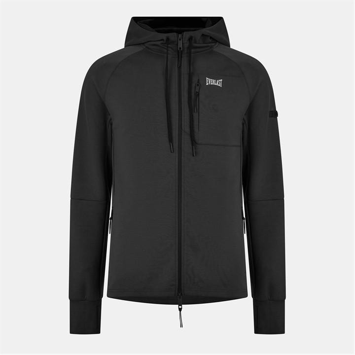 Everlast Men's Black Zip Hoodie in Size 2XL, Sports Direct