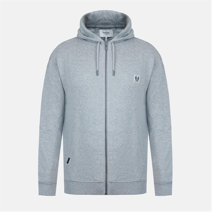 Firetrap Men's Grey Zip Hoodie in Size M, Sports Direct