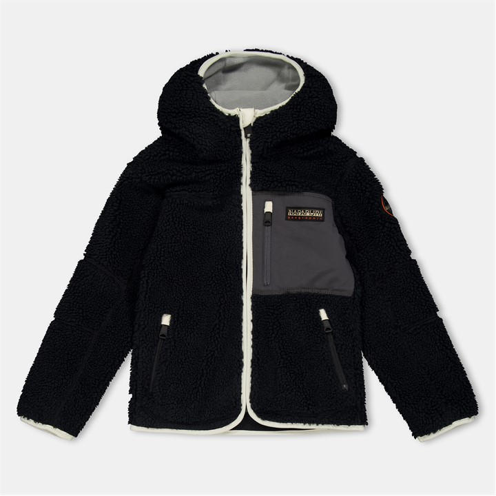 Napapijri Boys Black Yupik Fleece  in Size 11 - 12 Years, Sports Direct